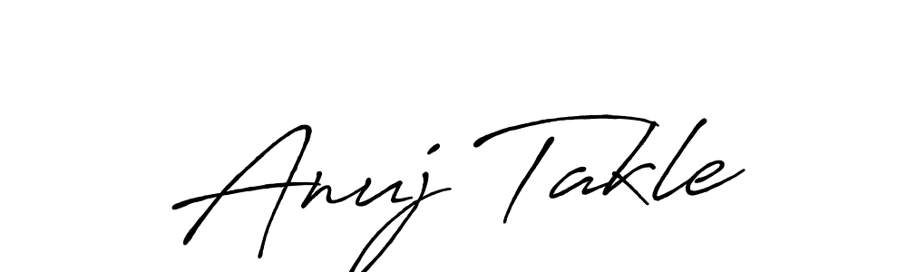 You can use this online signature creator to create a handwritten signature for the name Anuj Takle. This is the best online autograph maker. Anuj Takle signature style 7 images and pictures png