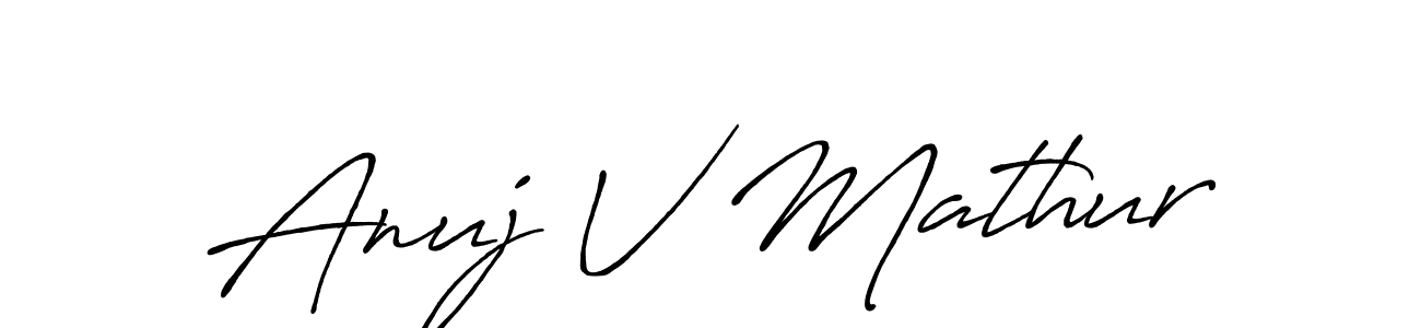 See photos of Anuj V Mathur official signature by Spectra . Check more albums & portfolios. Read reviews & check more about Antro_Vectra_Bolder font. Anuj V Mathur signature style 7 images and pictures png