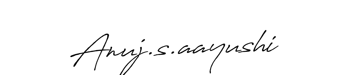 Also You can easily find your signature by using the search form. We will create Anuj.s.aayushi name handwritten signature images for you free of cost using Antro_Vectra_Bolder sign style. Anuj.s.aayushi signature style 7 images and pictures png