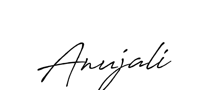 How to make Anujali signature? Antro_Vectra_Bolder is a professional autograph style. Create handwritten signature for Anujali name. Anujali signature style 7 images and pictures png