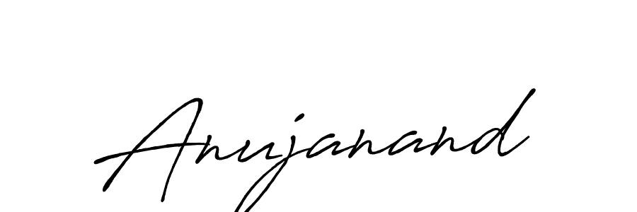 Make a beautiful signature design for name Anujanand. Use this online signature maker to create a handwritten signature for free. Anujanand signature style 7 images and pictures png