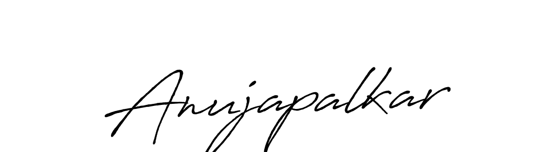 How to make Anujapalkar name signature. Use Antro_Vectra_Bolder style for creating short signs online. This is the latest handwritten sign. Anujapalkar signature style 7 images and pictures png