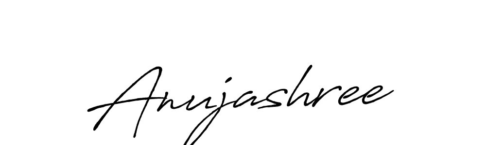 Design your own signature with our free online signature maker. With this signature software, you can create a handwritten (Antro_Vectra_Bolder) signature for name Anujashree. Anujashree signature style 7 images and pictures png