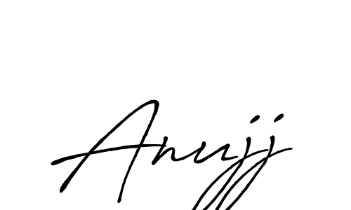 Make a beautiful signature design for name Anujj. With this signature (Antro_Vectra_Bolder) style, you can create a handwritten signature for free. Anujj signature style 7 images and pictures png