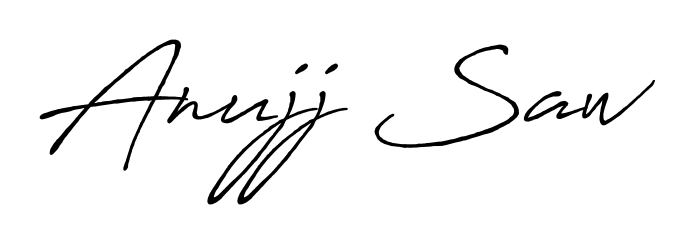 Master the art of signing with Anujj Saw written in fluent Antro_Vectra_Bolder script. A great template to practice and refine your handwriting. Anujj Saw signature style 7 images and pictures png
