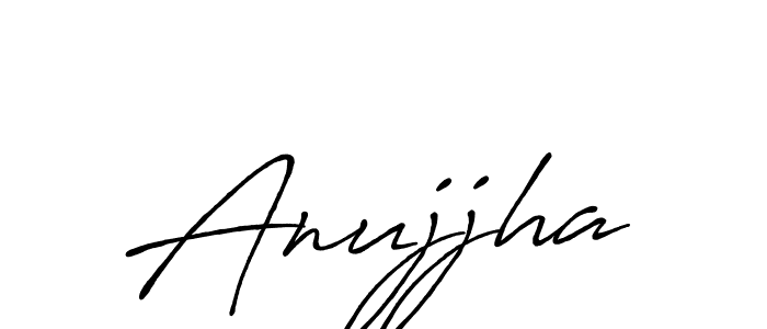 You should practise on your own different ways (Antro_Vectra_Bolder) to write your name (Anujjha) in signature. don't let someone else do it for you. Anujjha signature style 7 images and pictures png