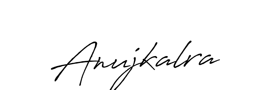 How to make Anujkalra name signature. Use Antro_Vectra_Bolder style for creating short signs online. This is the latest handwritten sign. Anujkalra signature style 7 images and pictures png