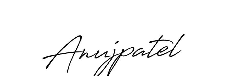 Use a signature maker to create a handwritten signature online. With this signature software, you can design (Antro_Vectra_Bolder) your own signature for name Anujpatel. Anujpatel signature style 7 images and pictures png