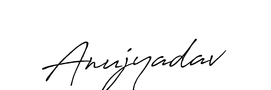 Also You can easily find your signature by using the search form. We will create Anujyadav name handwritten signature images for you free of cost using Antro_Vectra_Bolder sign style. Anujyadav signature style 7 images and pictures png