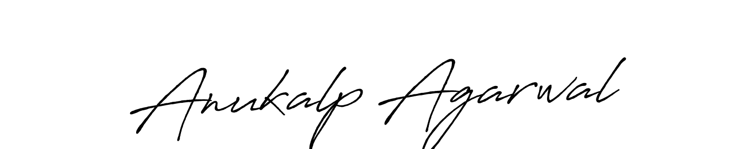 Make a beautiful signature design for name Anukalp Agarwal. With this signature (Antro_Vectra_Bolder) style, you can create a handwritten signature for free. Anukalp Agarwal signature style 7 images and pictures png