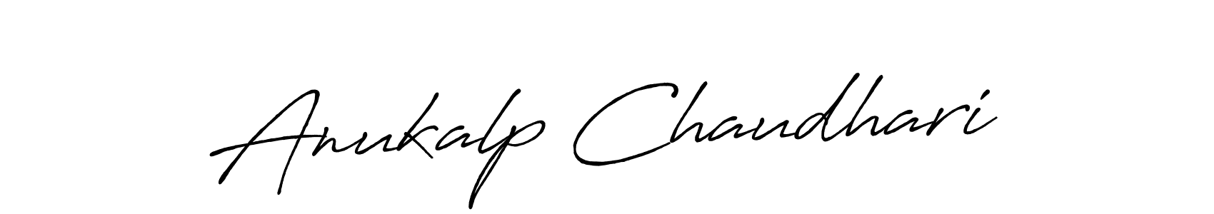 Anukalp Chaudhari stylish signature style. Best Handwritten Sign (Antro_Vectra_Bolder) for my name. Handwritten Signature Collection Ideas for my name Anukalp Chaudhari. Anukalp Chaudhari signature style 7 images and pictures png