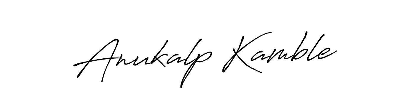 Use a signature maker to create a handwritten signature online. With this signature software, you can design (Antro_Vectra_Bolder) your own signature for name Anukalp Kamble. Anukalp Kamble signature style 7 images and pictures png