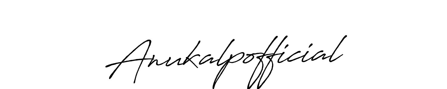 Also You can easily find your signature by using the search form. We will create Anukalpofficial name handwritten signature images for you free of cost using Antro_Vectra_Bolder sign style. Anukalpofficial signature style 7 images and pictures png