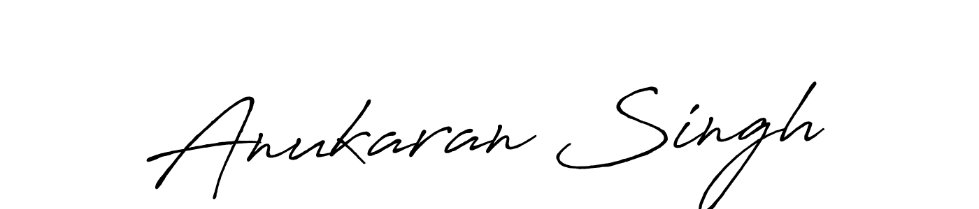 Here are the top 10 professional signature styles for the name Anukaran Singh. These are the best autograph styles you can use for your name. Anukaran Singh signature style 7 images and pictures png