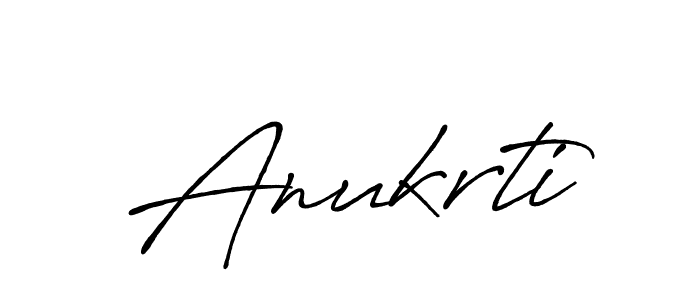 Design your own signature with our free online signature maker. With this signature software, you can create a handwritten (Antro_Vectra_Bolder) signature for name Anukrti. Anukrti signature style 7 images and pictures png