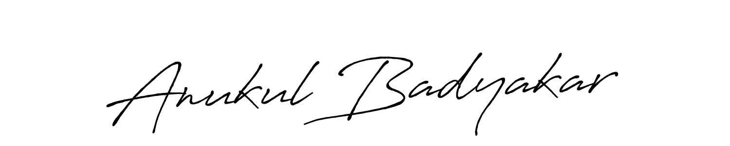 Here are the top 10 professional signature styles for the name Anukul Badyakar. These are the best autograph styles you can use for your name. Anukul Badyakar signature style 7 images and pictures png