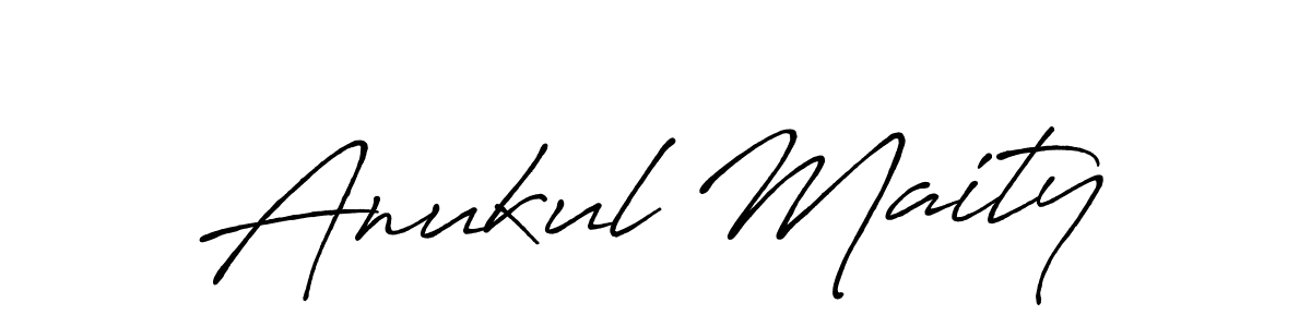 You should practise on your own different ways (Antro_Vectra_Bolder) to write your name (Anukul Maity) in signature. don't let someone else do it for you. Anukul Maity signature style 7 images and pictures png