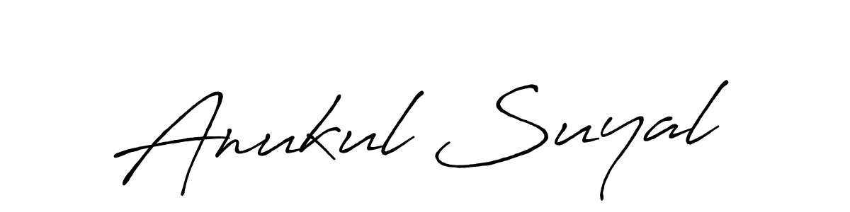 It looks lik you need a new signature style for name Anukul Suyal. Design unique handwritten (Antro_Vectra_Bolder) signature with our free signature maker in just a few clicks. Anukul Suyal signature style 7 images and pictures png