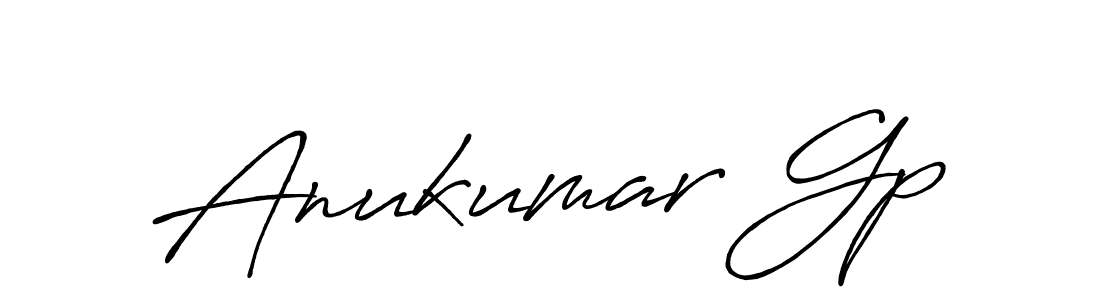 Also You can easily find your signature by using the search form. We will create Anukumar Gp name handwritten signature images for you free of cost using Antro_Vectra_Bolder sign style. Anukumar Gp signature style 7 images and pictures png