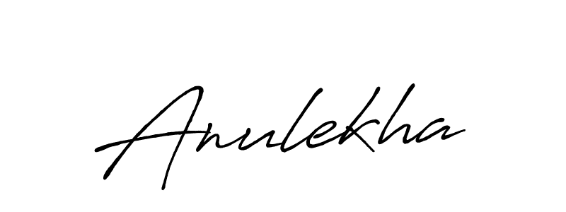 Design your own signature with our free online signature maker. With this signature software, you can create a handwritten (Antro_Vectra_Bolder) signature for name Anulekha. Anulekha signature style 7 images and pictures png