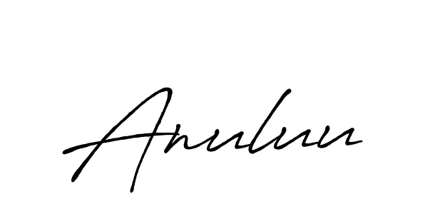 Similarly Antro_Vectra_Bolder is the best handwritten signature design. Signature creator online .You can use it as an online autograph creator for name Anuluu. Anuluu signature style 7 images and pictures png