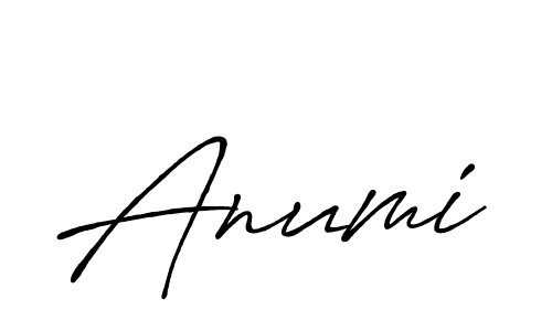 Make a beautiful signature design for name Anumi. With this signature (Antro_Vectra_Bolder) style, you can create a handwritten signature for free. Anumi signature style 7 images and pictures png