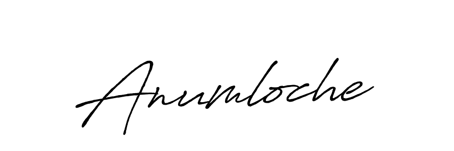 Create a beautiful signature design for name Anumloche. With this signature (Antro_Vectra_Bolder) fonts, you can make a handwritten signature for free. Anumloche signature style 7 images and pictures png