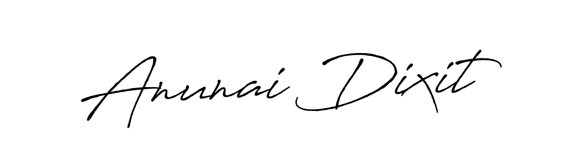 Once you've used our free online signature maker to create your best signature Antro_Vectra_Bolder style, it's time to enjoy all of the benefits that Anunai Dixit name signing documents. Anunai Dixit signature style 7 images and pictures png