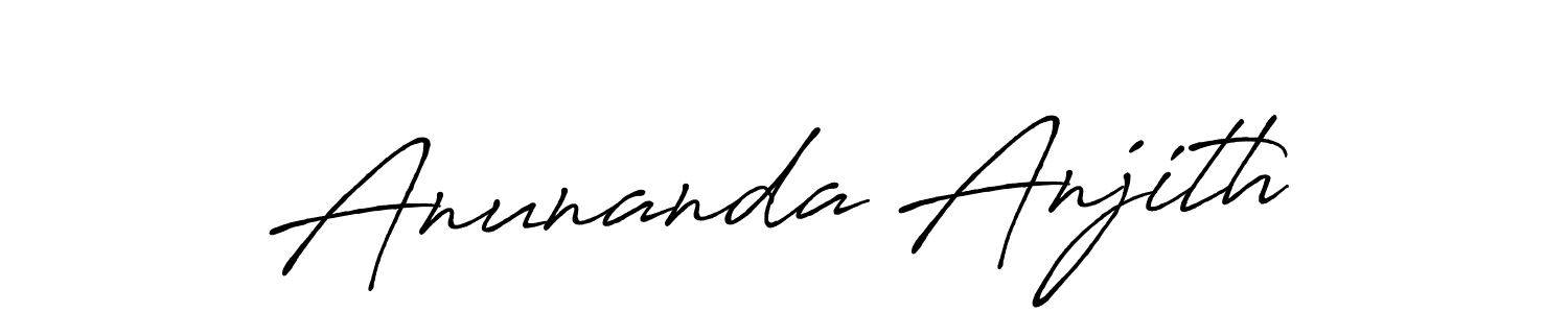 It looks lik you need a new signature style for name Anunanda Anjith. Design unique handwritten (Antro_Vectra_Bolder) signature with our free signature maker in just a few clicks. Anunanda Anjith signature style 7 images and pictures png