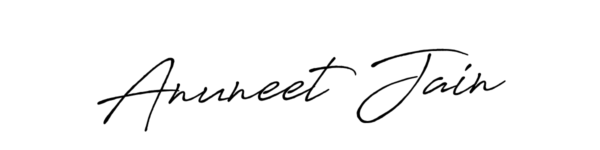 Once you've used our free online signature maker to create your best signature Antro_Vectra_Bolder style, it's time to enjoy all of the benefits that Anuneet Jain name signing documents. Anuneet Jain signature style 7 images and pictures png