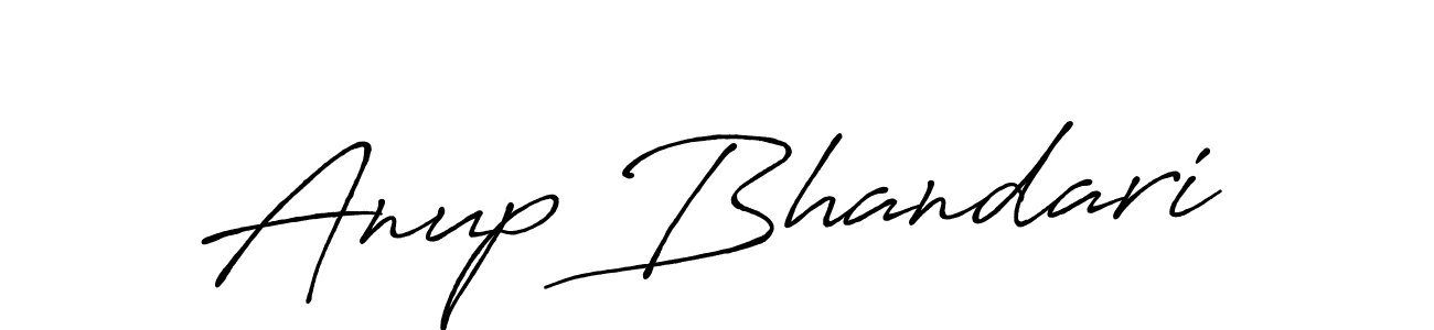 Also we have Anup Bhandari name is the best signature style. Create professional handwritten signature collection using Antro_Vectra_Bolder autograph style. Anup Bhandari signature style 7 images and pictures png