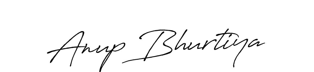 Design your own signature with our free online signature maker. With this signature software, you can create a handwritten (Antro_Vectra_Bolder) signature for name Anup Bhurtiya. Anup Bhurtiya signature style 7 images and pictures png