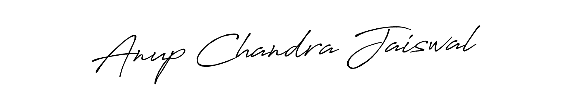 Design your own signature with our free online signature maker. With this signature software, you can create a handwritten (Antro_Vectra_Bolder) signature for name Anup Chandra Jaiswal. Anup Chandra Jaiswal signature style 7 images and pictures png