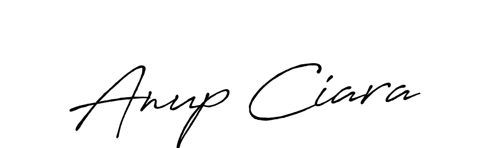 Use a signature maker to create a handwritten signature online. With this signature software, you can design (Antro_Vectra_Bolder) your own signature for name Anup Ciara. Anup Ciara signature style 7 images and pictures png