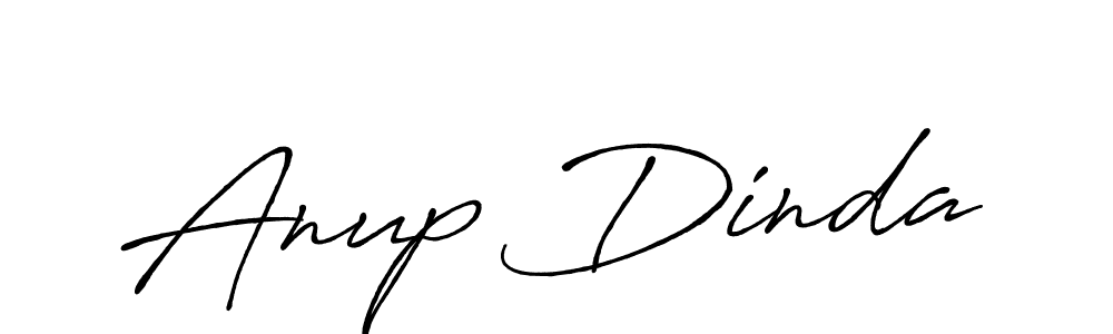 Also we have Anup Dinda name is the best signature style. Create professional handwritten signature collection using Antro_Vectra_Bolder autograph style. Anup Dinda signature style 7 images and pictures png