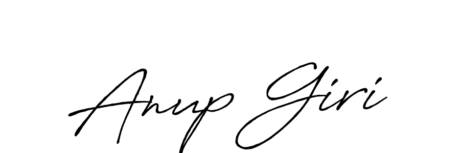 Make a beautiful signature design for name Anup Giri. With this signature (Antro_Vectra_Bolder) style, you can create a handwritten signature for free. Anup Giri signature style 7 images and pictures png