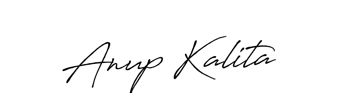 Anup Kalita stylish signature style. Best Handwritten Sign (Antro_Vectra_Bolder) for my name. Handwritten Signature Collection Ideas for my name Anup Kalita. Anup Kalita signature style 7 images and pictures png