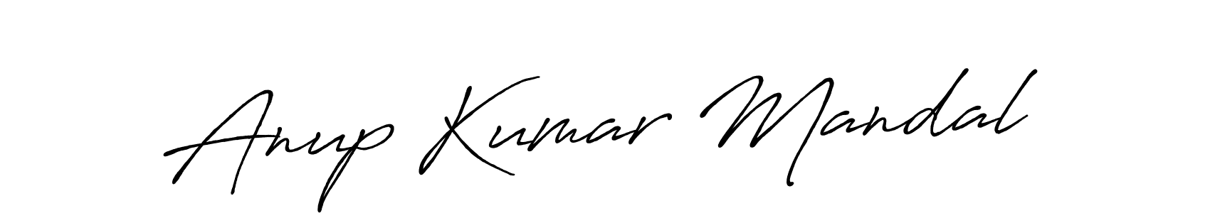 Anup Kumar Mandal stylish signature style. Best Handwritten Sign (Antro_Vectra_Bolder) for my name. Handwritten Signature Collection Ideas for my name Anup Kumar Mandal. Anup Kumar Mandal signature style 7 images and pictures png