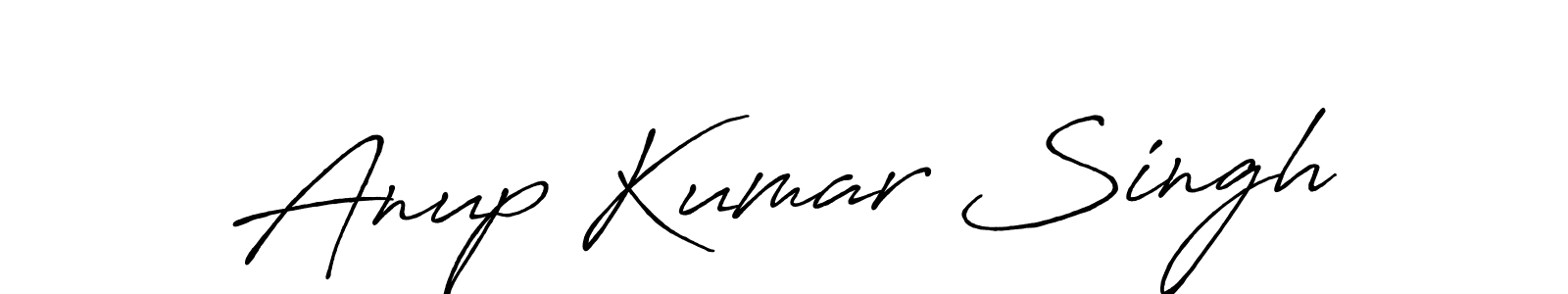 Also You can easily find your signature by using the search form. We will create Anup Kumar Singh name handwritten signature images for you free of cost using Antro_Vectra_Bolder sign style. Anup Kumar Singh signature style 7 images and pictures png