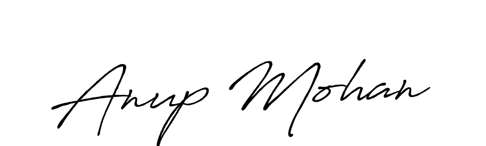 Design your own signature with our free online signature maker. With this signature software, you can create a handwritten (Antro_Vectra_Bolder) signature for name Anup Mohan. Anup Mohan signature style 7 images and pictures png