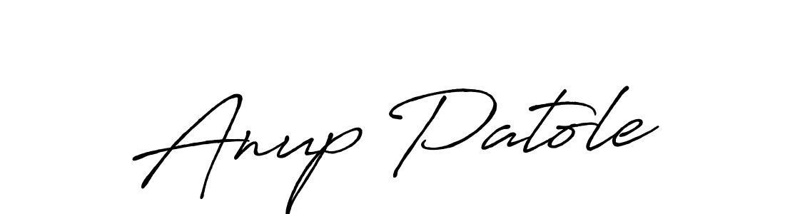 Design your own signature with our free online signature maker. With this signature software, you can create a handwritten (Antro_Vectra_Bolder) signature for name Anup Patole. Anup Patole signature style 7 images and pictures png