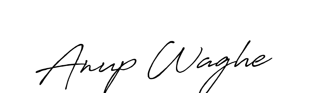 Use a signature maker to create a handwritten signature online. With this signature software, you can design (Antro_Vectra_Bolder) your own signature for name Anup Waghe. Anup Waghe signature style 7 images and pictures png