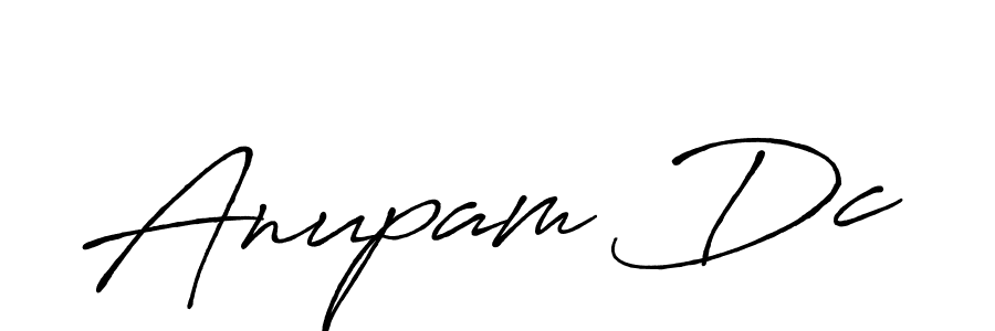 Make a beautiful signature design for name Anupam Dc. With this signature (Antro_Vectra_Bolder) style, you can create a handwritten signature for free. Anupam Dc signature style 7 images and pictures png