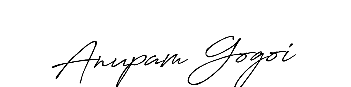 Similarly Antro_Vectra_Bolder is the best handwritten signature design. Signature creator online .You can use it as an online autograph creator for name Anupam Gogoi. Anupam Gogoi signature style 7 images and pictures png