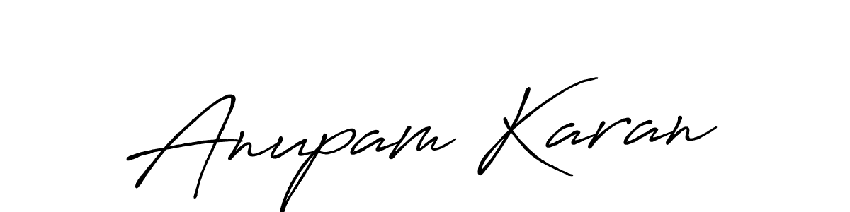 How to make Anupam Karan signature? Antro_Vectra_Bolder is a professional autograph style. Create handwritten signature for Anupam Karan name. Anupam Karan signature style 7 images and pictures png