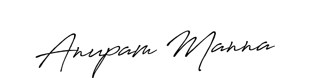 Also we have Anupam Manna name is the best signature style. Create professional handwritten signature collection using Antro_Vectra_Bolder autograph style. Anupam Manna signature style 7 images and pictures png