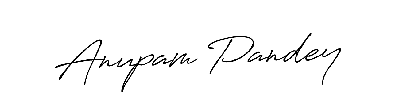 Make a beautiful signature design for name Anupam Pandey. Use this online signature maker to create a handwritten signature for free. Anupam Pandey signature style 7 images and pictures png