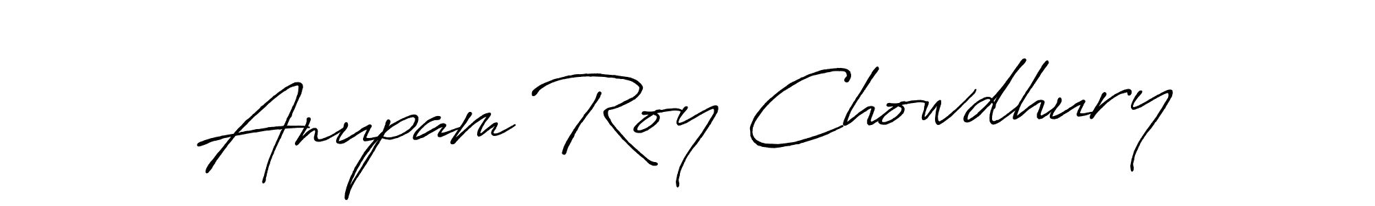 Use a signature maker to create a handwritten signature online. With this signature software, you can design (Antro_Vectra_Bolder) your own signature for name Anupam Roy Chowdhury. Anupam Roy Chowdhury signature style 7 images and pictures png