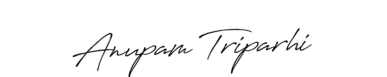 Anupam Triparhi stylish signature style. Best Handwritten Sign (Antro_Vectra_Bolder) for my name. Handwritten Signature Collection Ideas for my name Anupam Triparhi. Anupam Triparhi signature style 7 images and pictures png