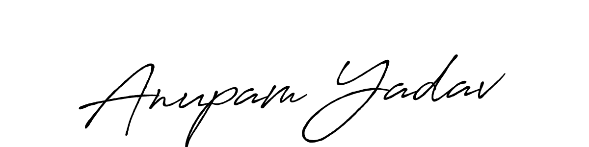 How to make Anupam Yadav signature? Antro_Vectra_Bolder is a professional autograph style. Create handwritten signature for Anupam Yadav name. Anupam Yadav signature style 7 images and pictures png